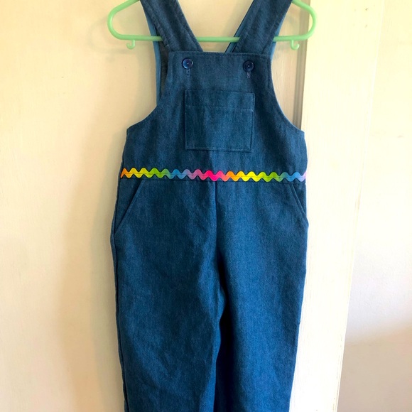 High Quality Handmade Kids Jean Overalls - 3T - Picture 1 of 6